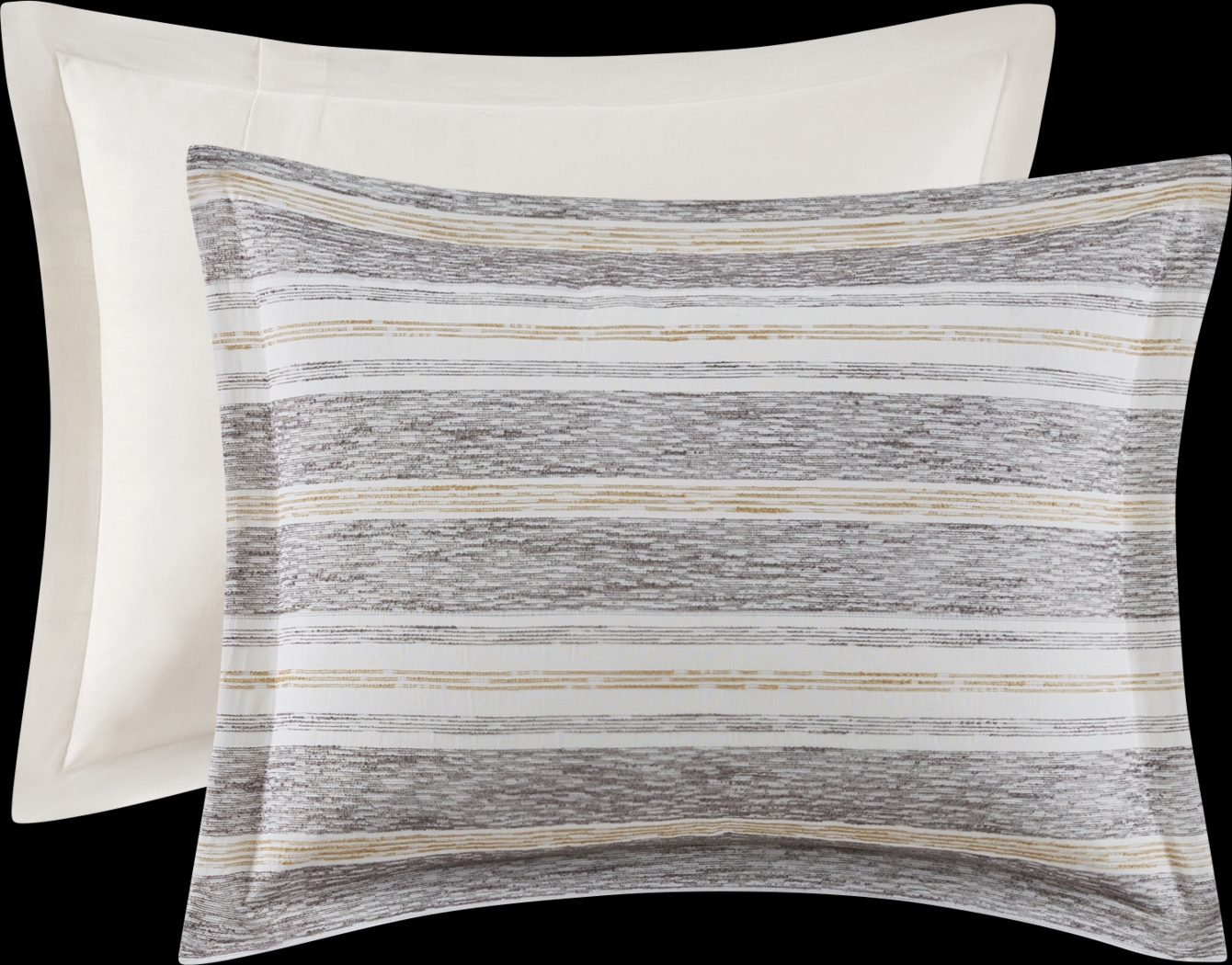 Shahan Charcoal 8 Pc Full/Queen Comforter Set - Thumbnail - Image 8