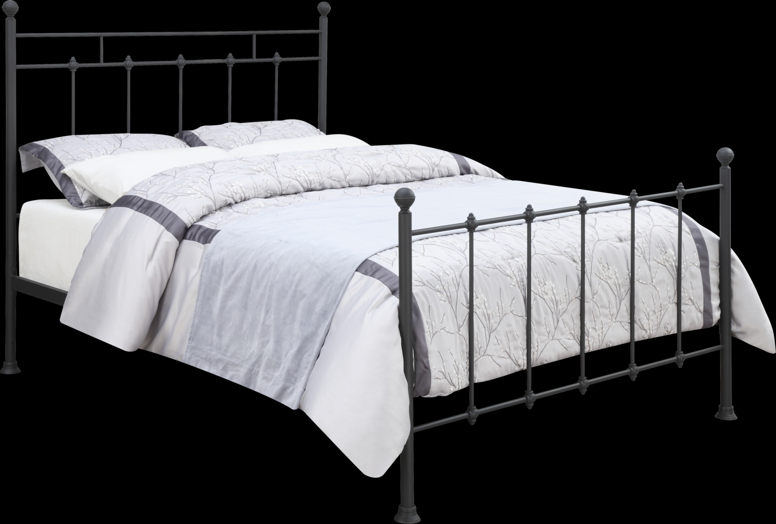 Shaker Heights Bronze Queen Post Bed - Thumbnail - Image 1