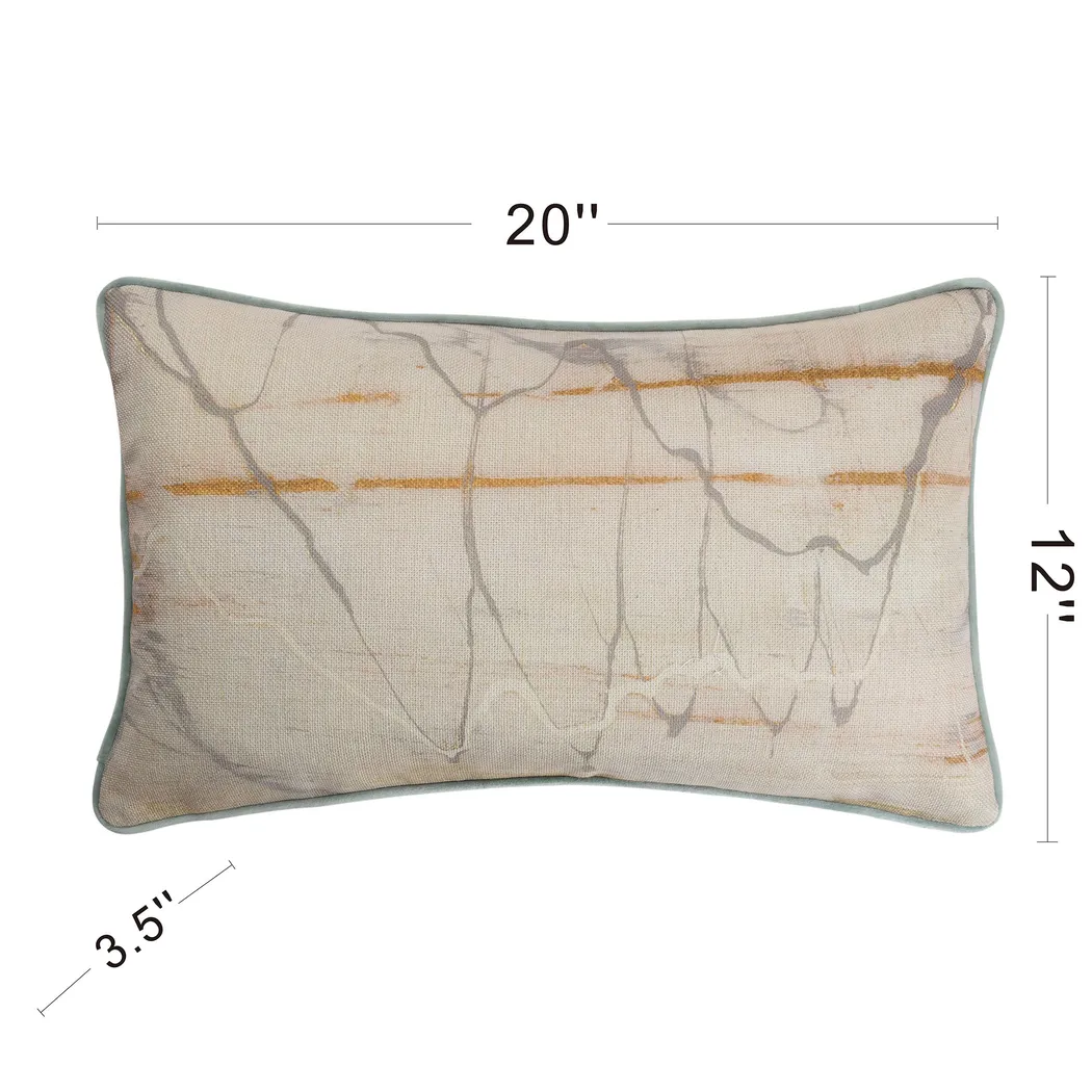 Shala Brown Lumbar Pillow - Thumbnail - Image 3