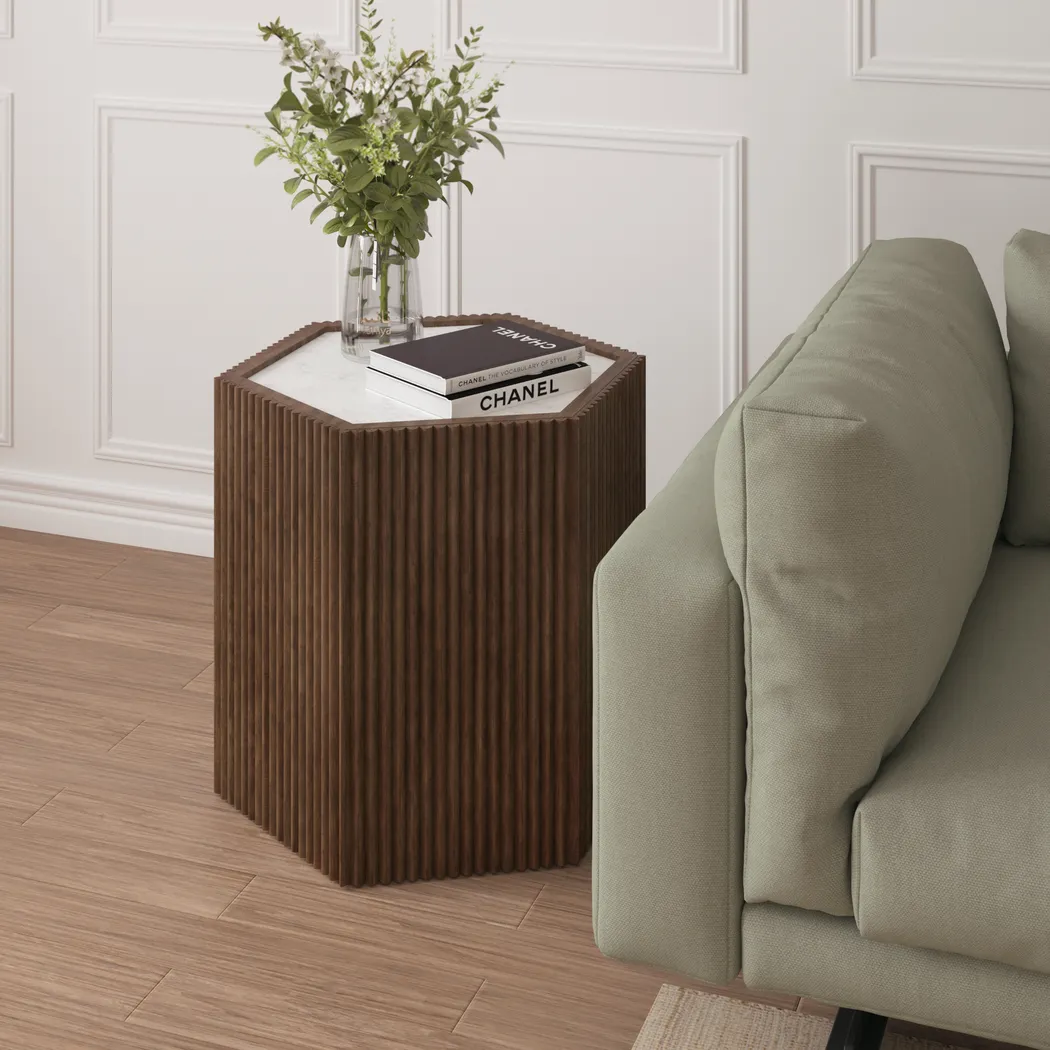 Shalio Brown Accent Table - Thumbnail - Image 2