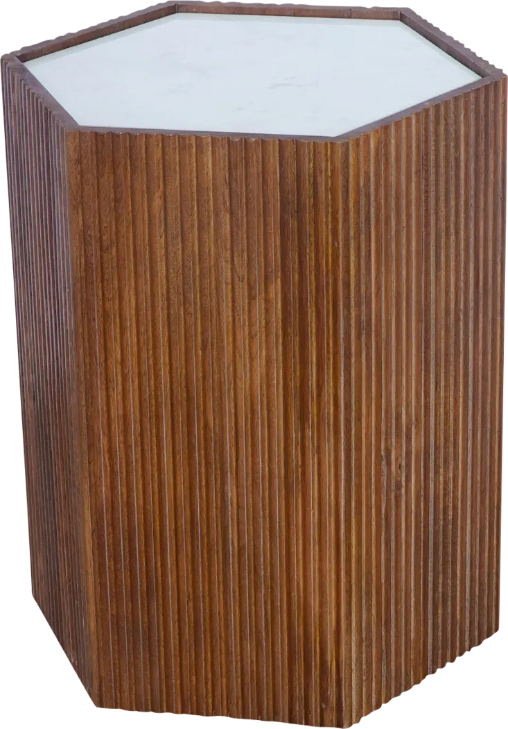 Shalio Brown Accent Table - Thumbnail - Image 3