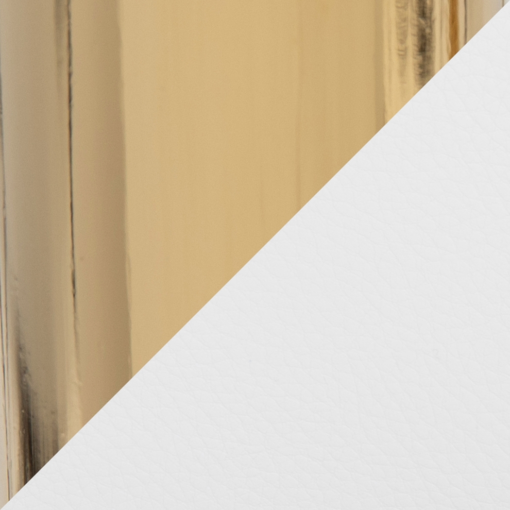 Shallowe I White Adjustable Swivel Barstool, Set of 2 - Thumbnail - Image 2