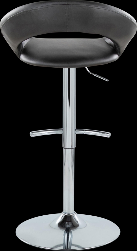 Shallowe III Black Adjustable Swivel Barstool, Set of 2 - Thumbnail - Image 9