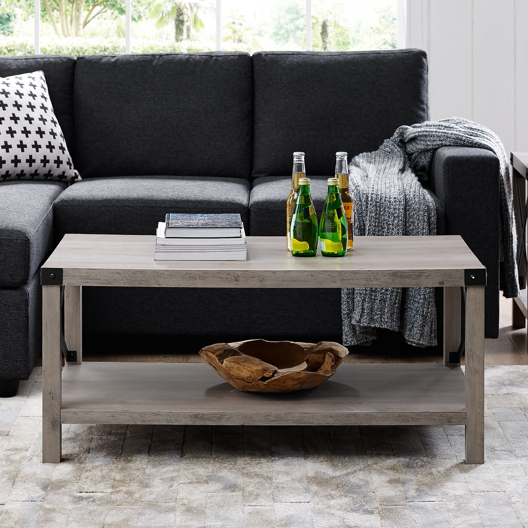 Shamblin Gray Cocktail Table - Thumbnail - Image 4