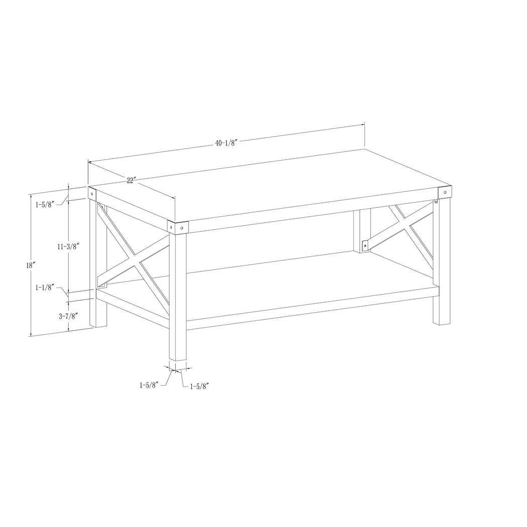 Shamblin Gray Cocktail Table - Thumbnail - Image 5
