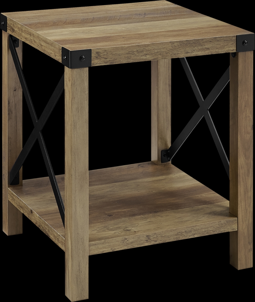 Shamblin Oak End Table - Thumbnail - Image 1
