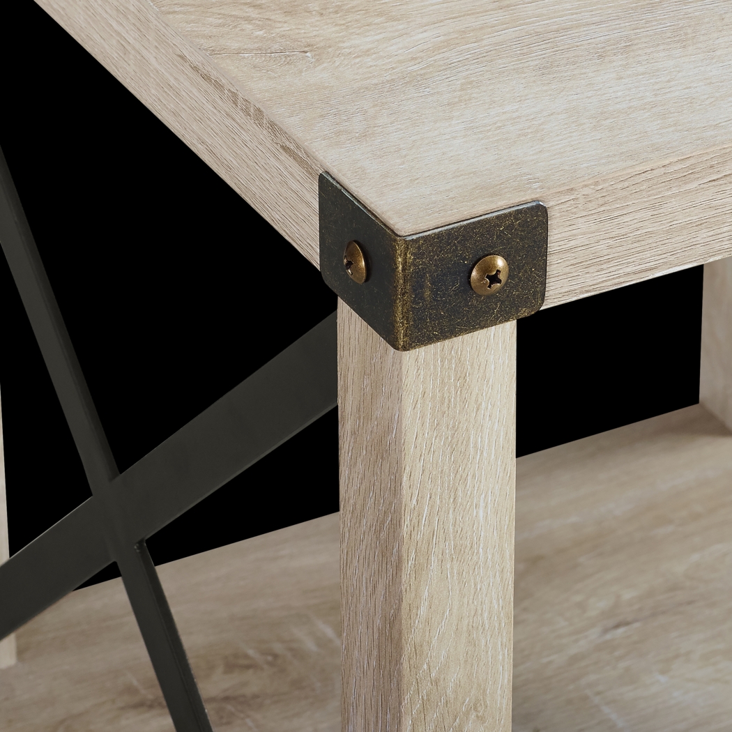 Shamblin White End Table - Thumbnail - Image 3
