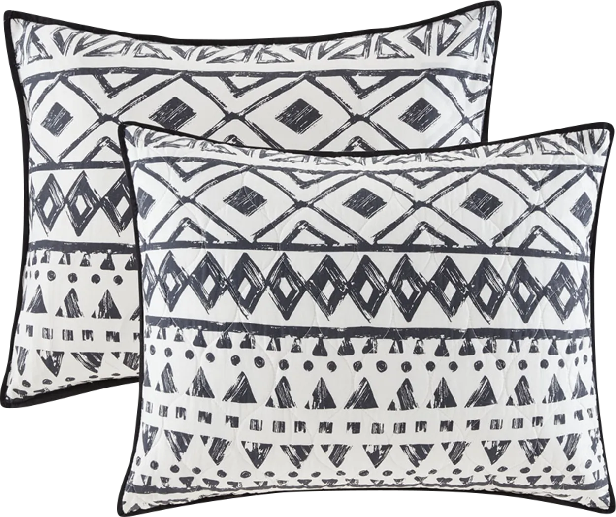 Shamilar Black 7 Pc Full/Queen Coverlet Set - Thumbnail - Image 3