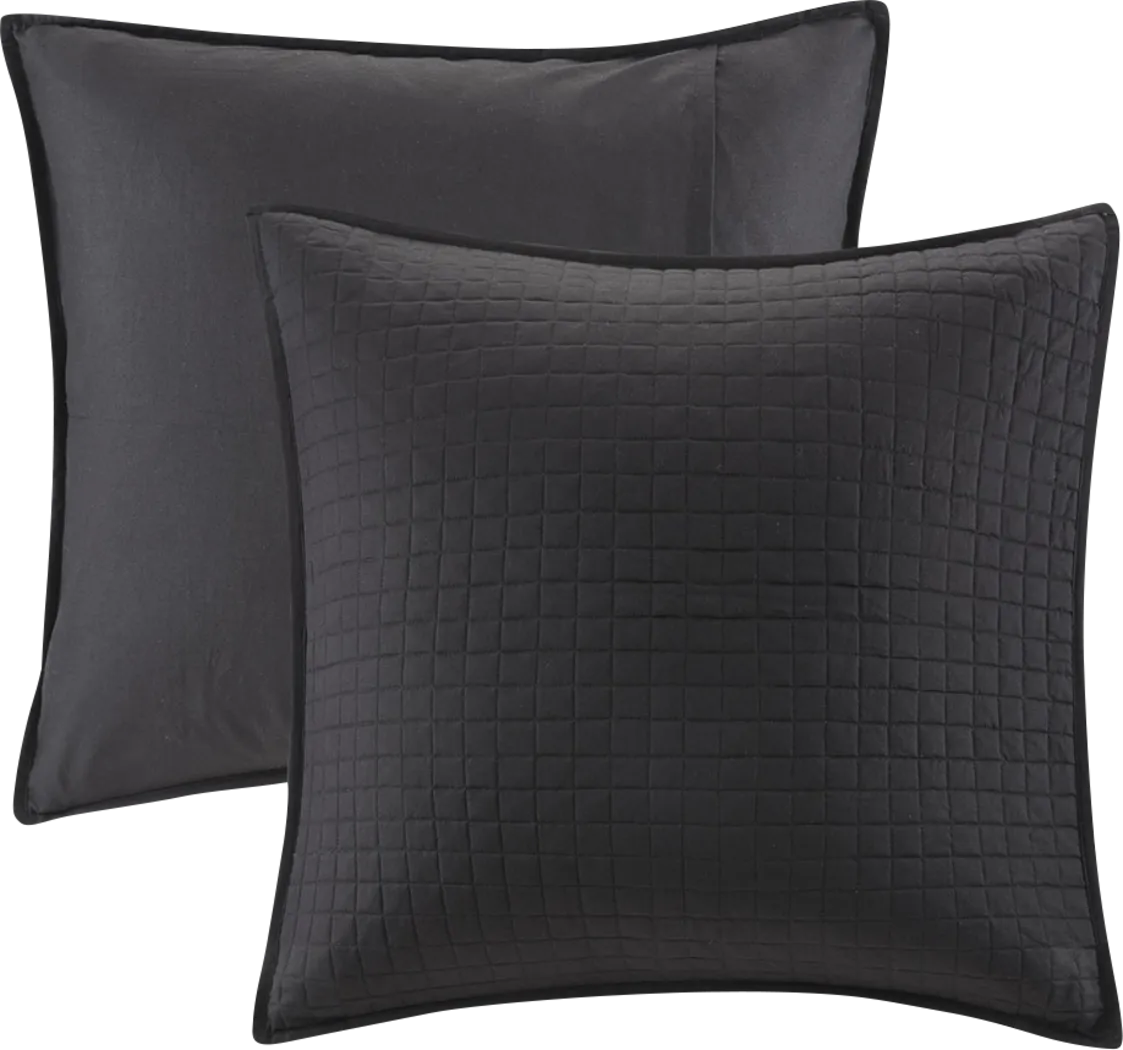 Shamilar Black 7 Pc Full/Queen Coverlet Set - Thumbnail - Image 4