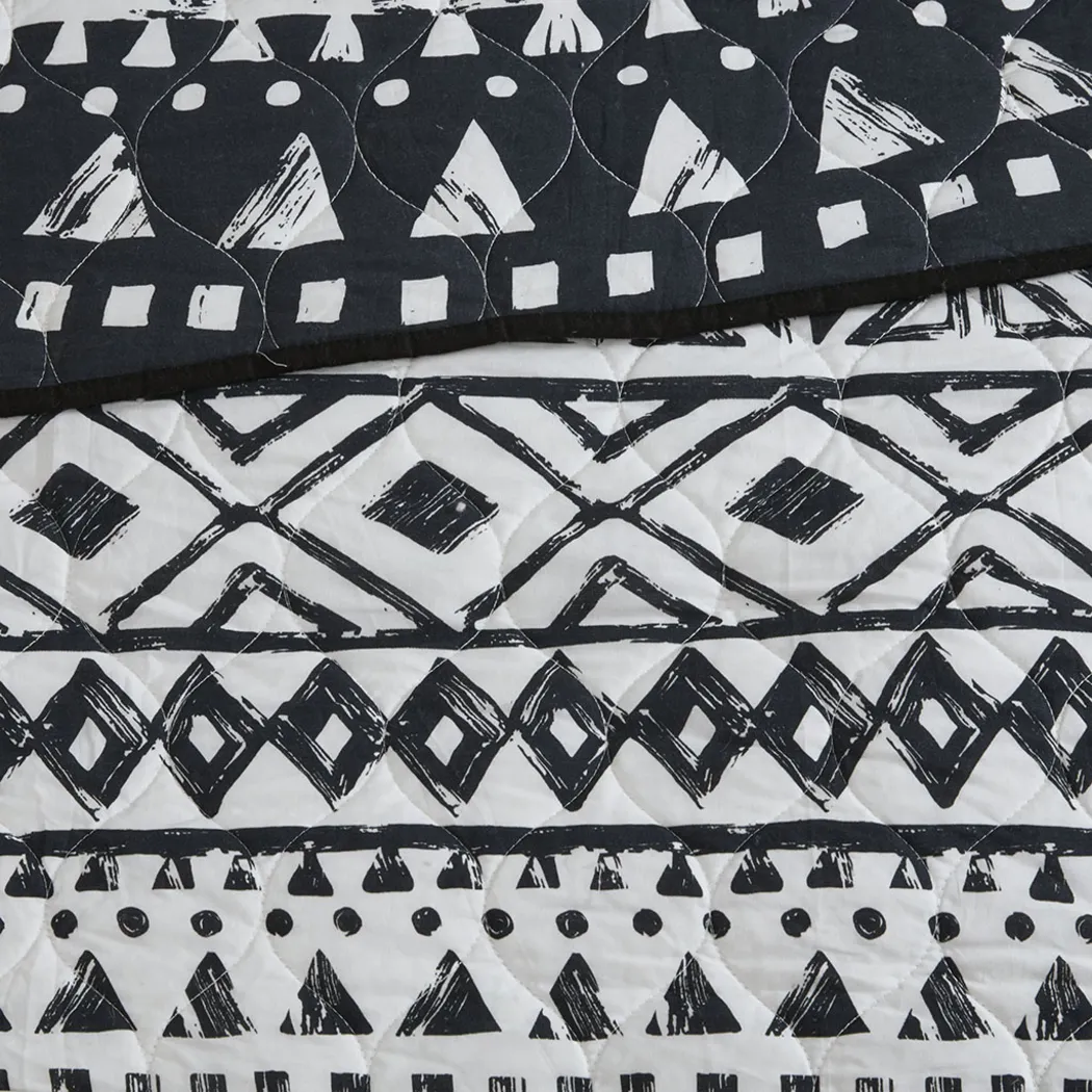 Shamilar Black 7 Pc Full/Queen Coverlet Set - Thumbnail - Image 10