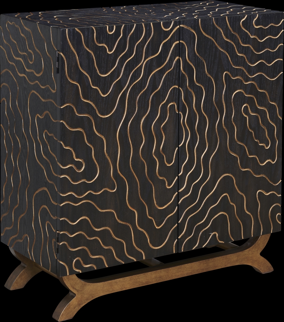 Shamir Brown Accent Cabinet - Thumbnail - Image 1
