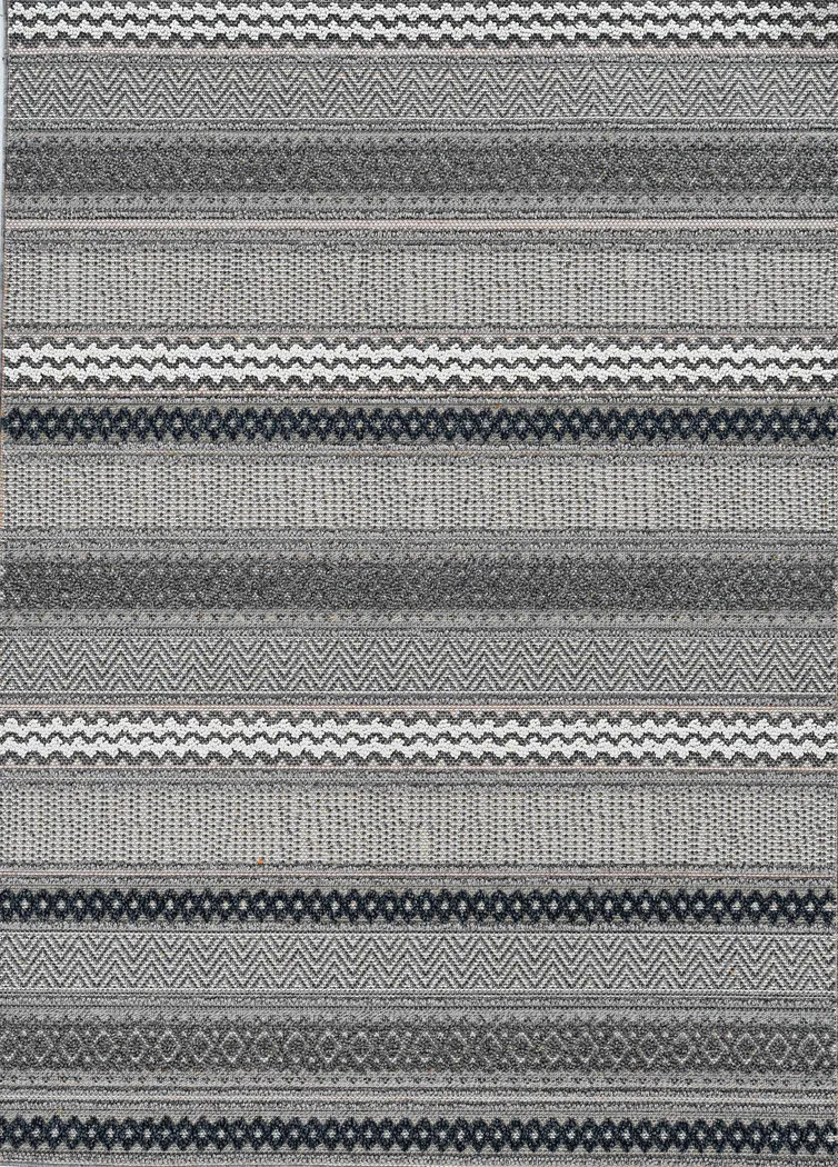 Shamley Taupe 6'7 x 9'4 Indoor/Outdoor Rug - Thumbnail - Image 1
