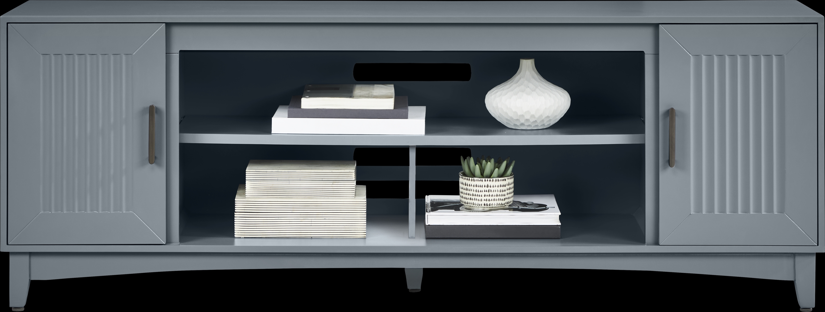 Shanewood II Blue 74 in. Console - Thumbnail - Image 2