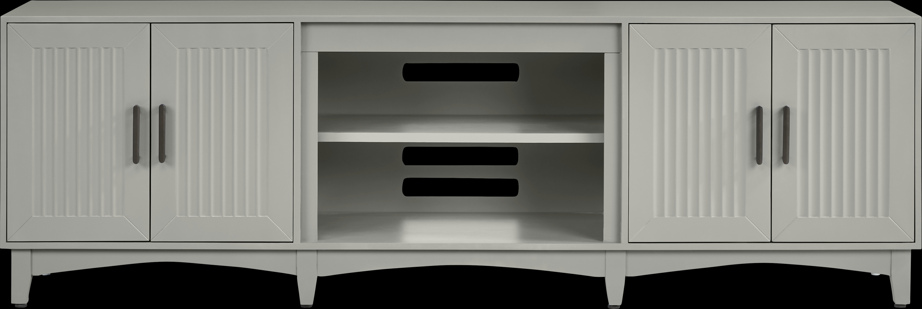 Shanewood II Gray 84 in. Console - Thumbnail - Image 1