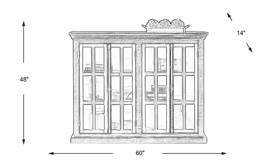 Dimension Image. Please refer to the Dimension Tab on this page for dimension details.