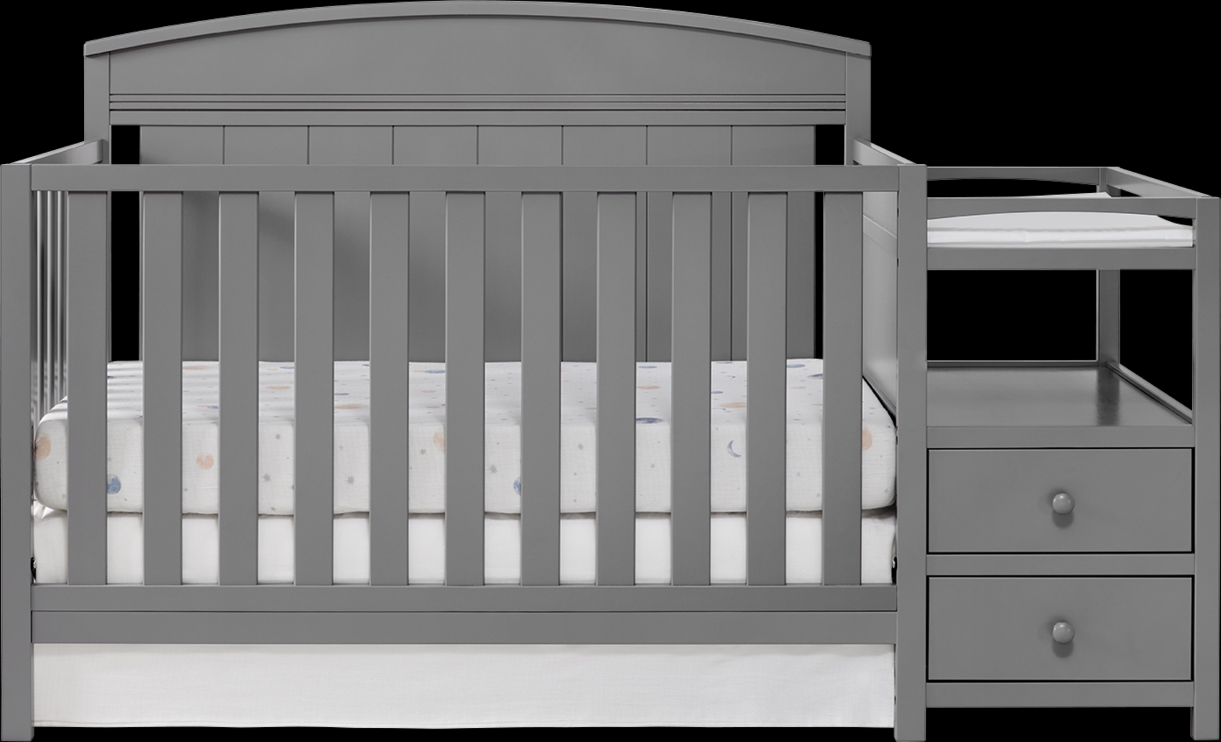 Kids Shanton Gray Convertible Crib & Changing Table - Thumbnail - Image 9