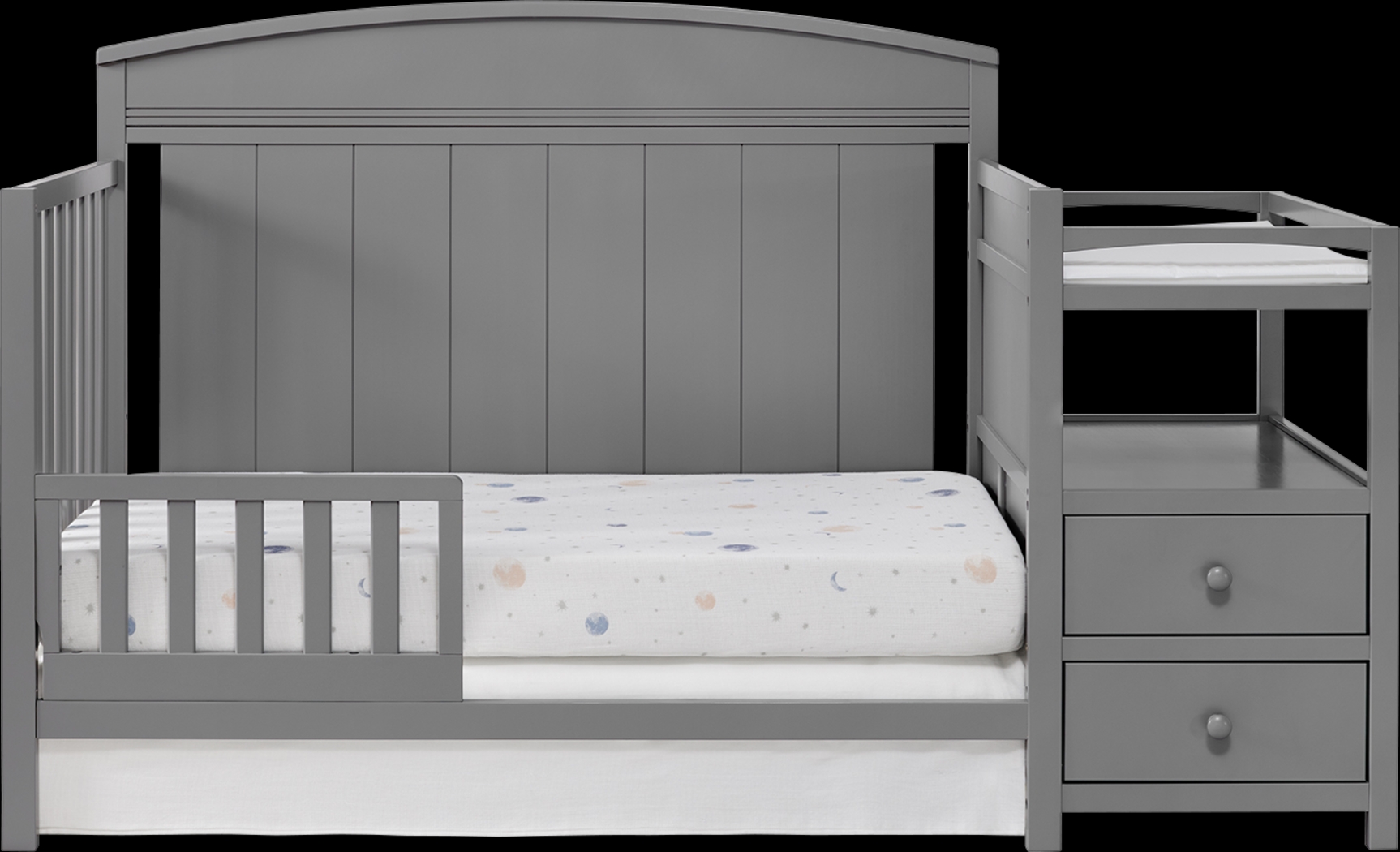 Kids Shanton Gray Convertible Crib & Changing Table - Thumbnail - Image 10