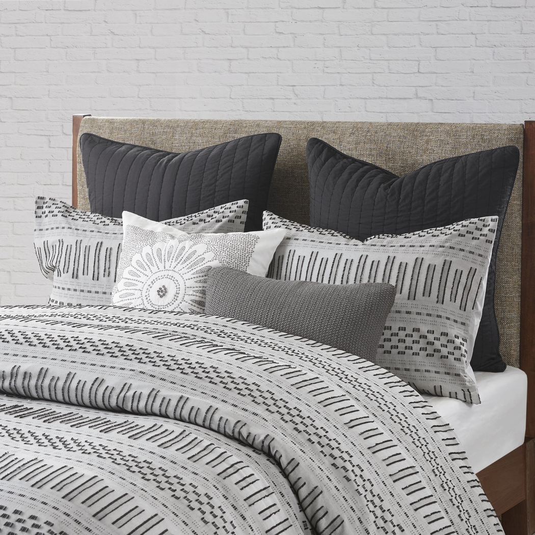 Sharader Gray 3 Pc Full/Queen Comforter Set - Thumbnail - Image 6