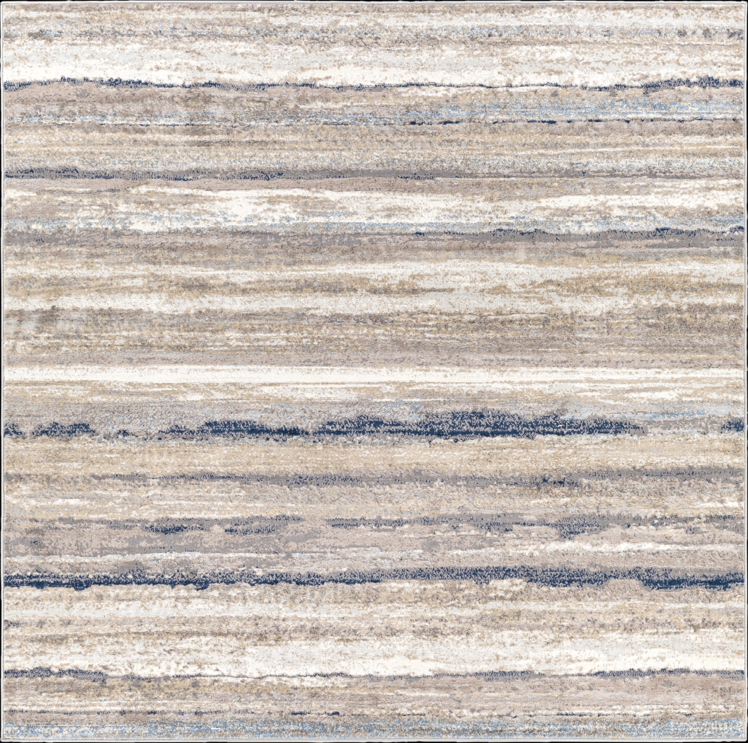 Sharease III Navy 6'7 Square Rug - Thumbnail - Image 1