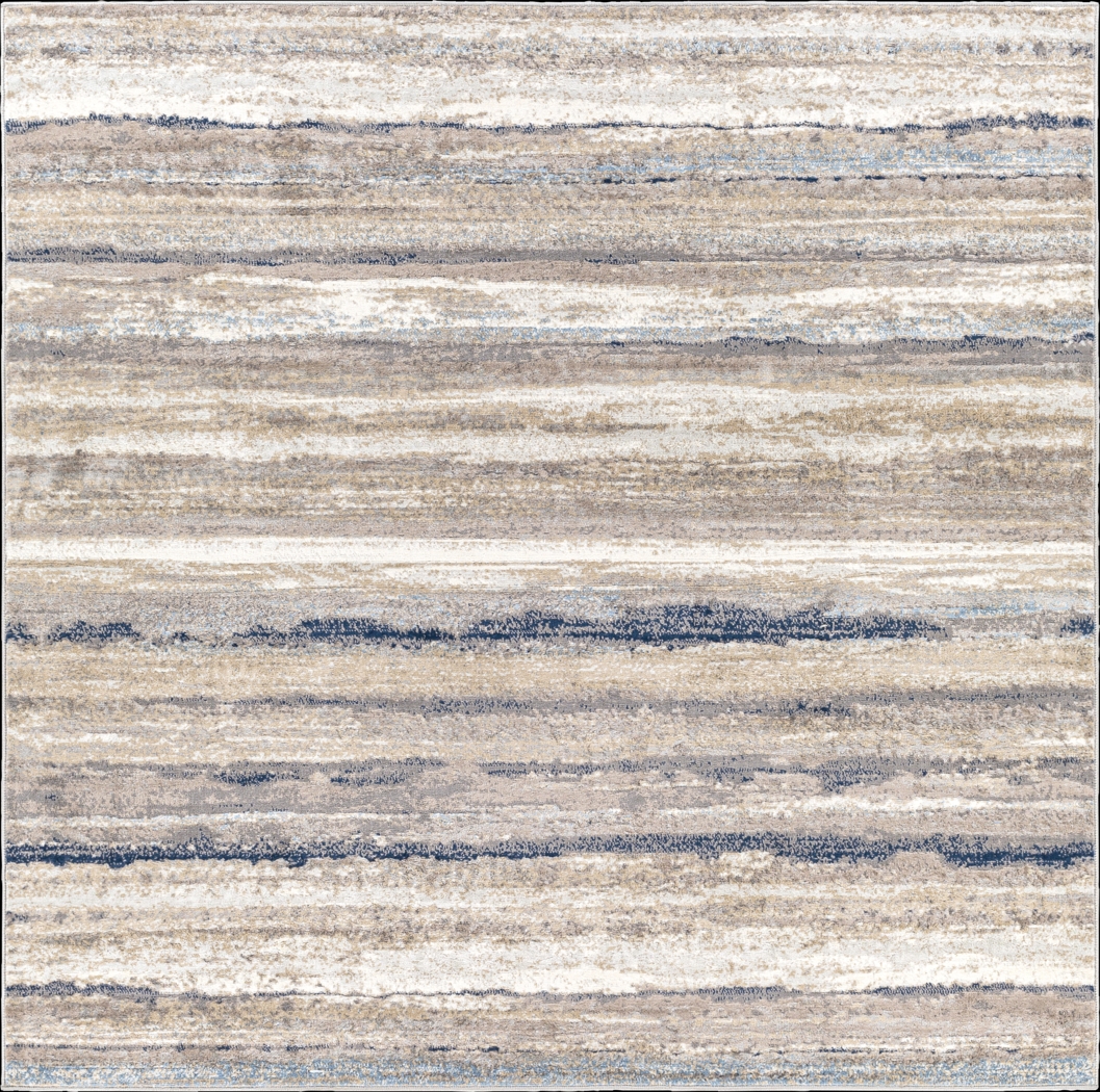 Sharease III Navy 7'10 Square Rug - Thumbnail - Image 1