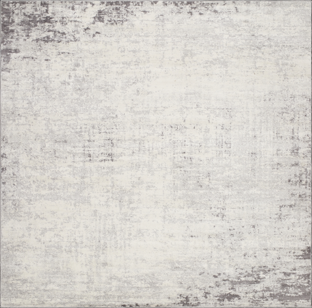 Sharease V Gray 7'10 Square Rug - Thumbnail - Image 1