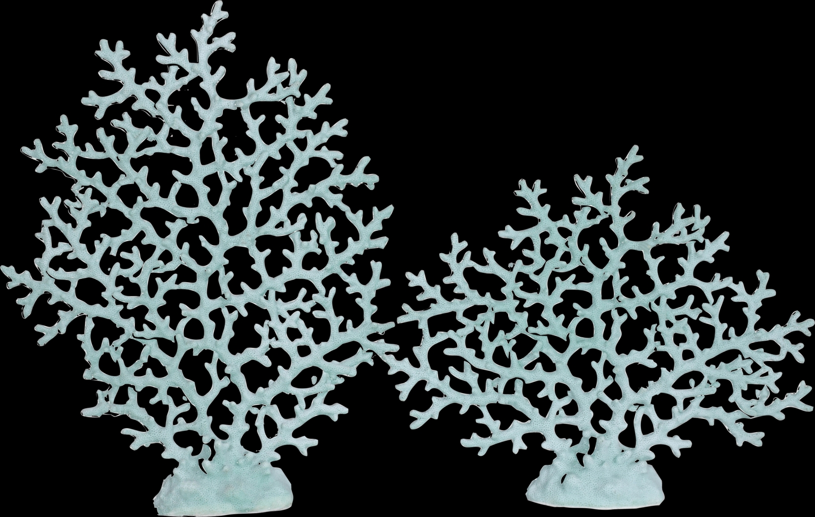 Sharel Seafoam Sculpture, Set of 2 - Thumbnail - Image 1