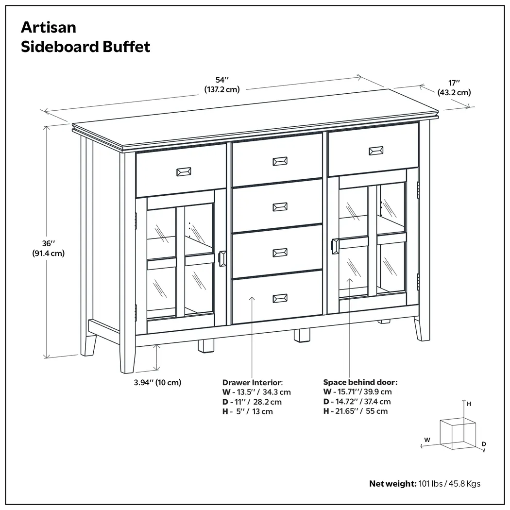 Shari Brown Sideboard - Thumbnail - Image 9