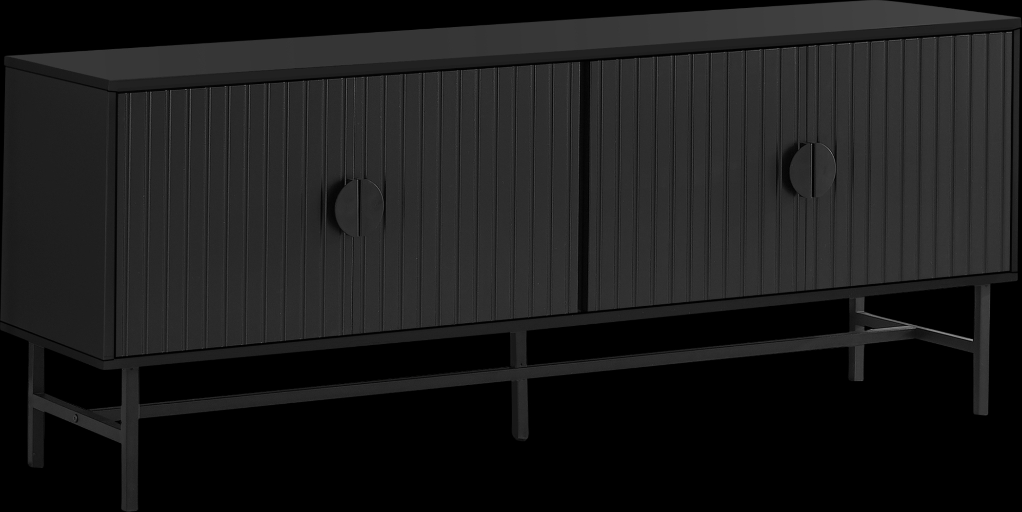 Sharonwood Black 60 in. Console - Thumbnail - Image 1