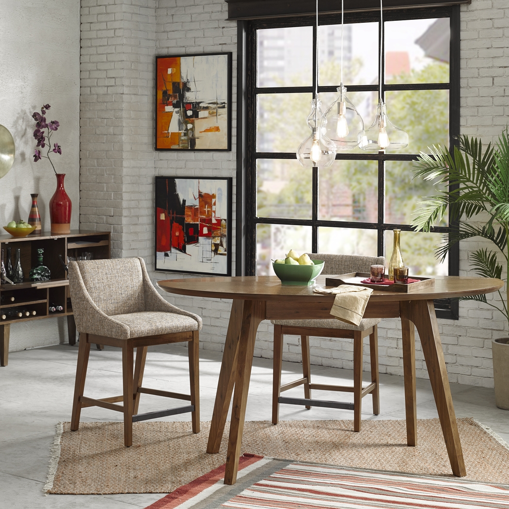 Sharpbill Beige Counter Height Stool - Thumbnail - Image 2