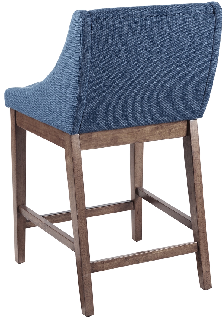 Sharpbill Blue Counter Height Stool - Thumbnail - Image 4