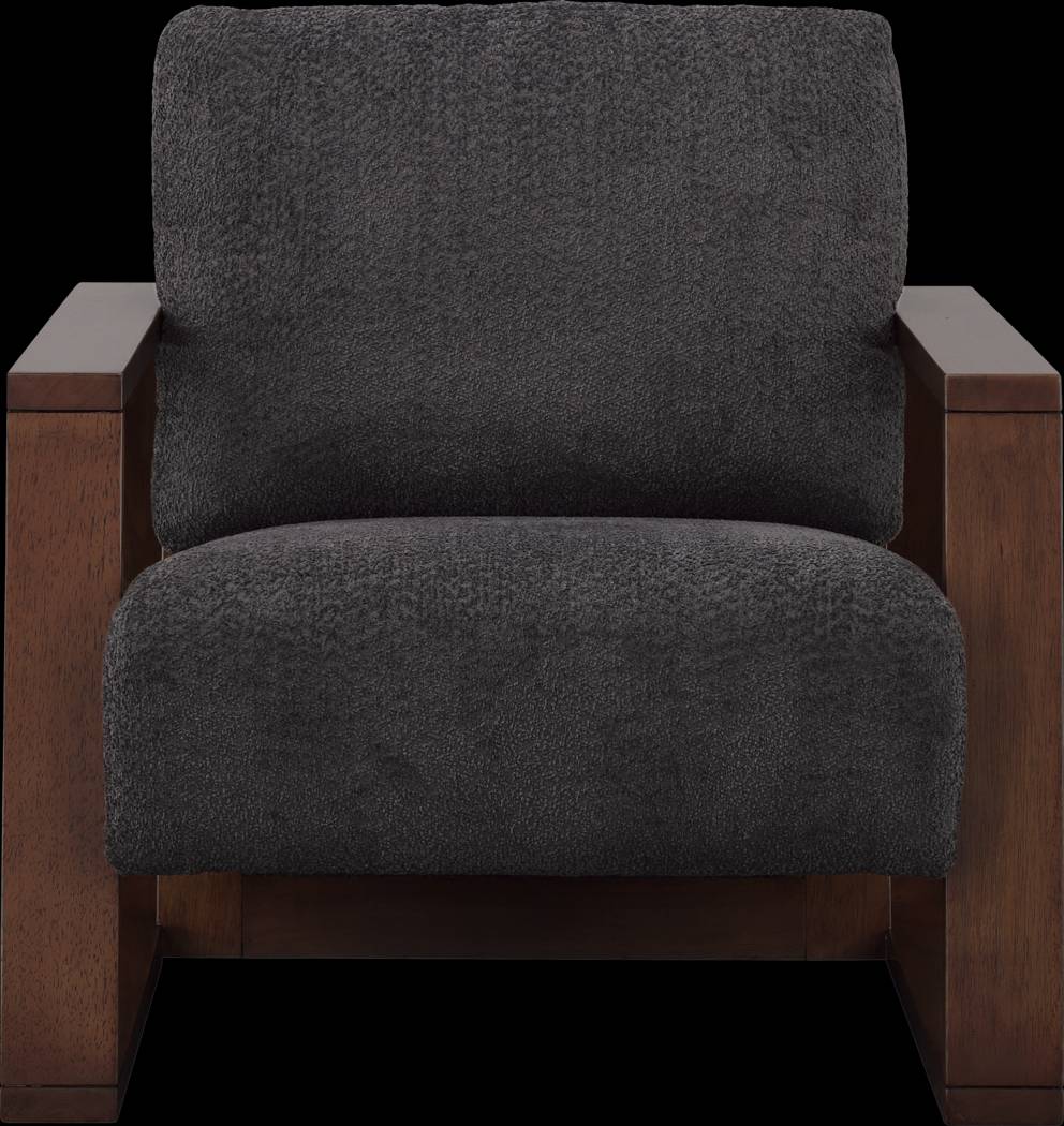 Shartom Gray Accent Chair - Thumbnail - Image 3