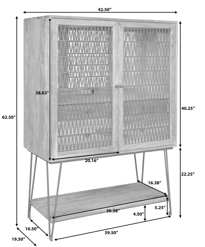 Sharview Natural Bar Cabinet - Thumbnail - Image 8