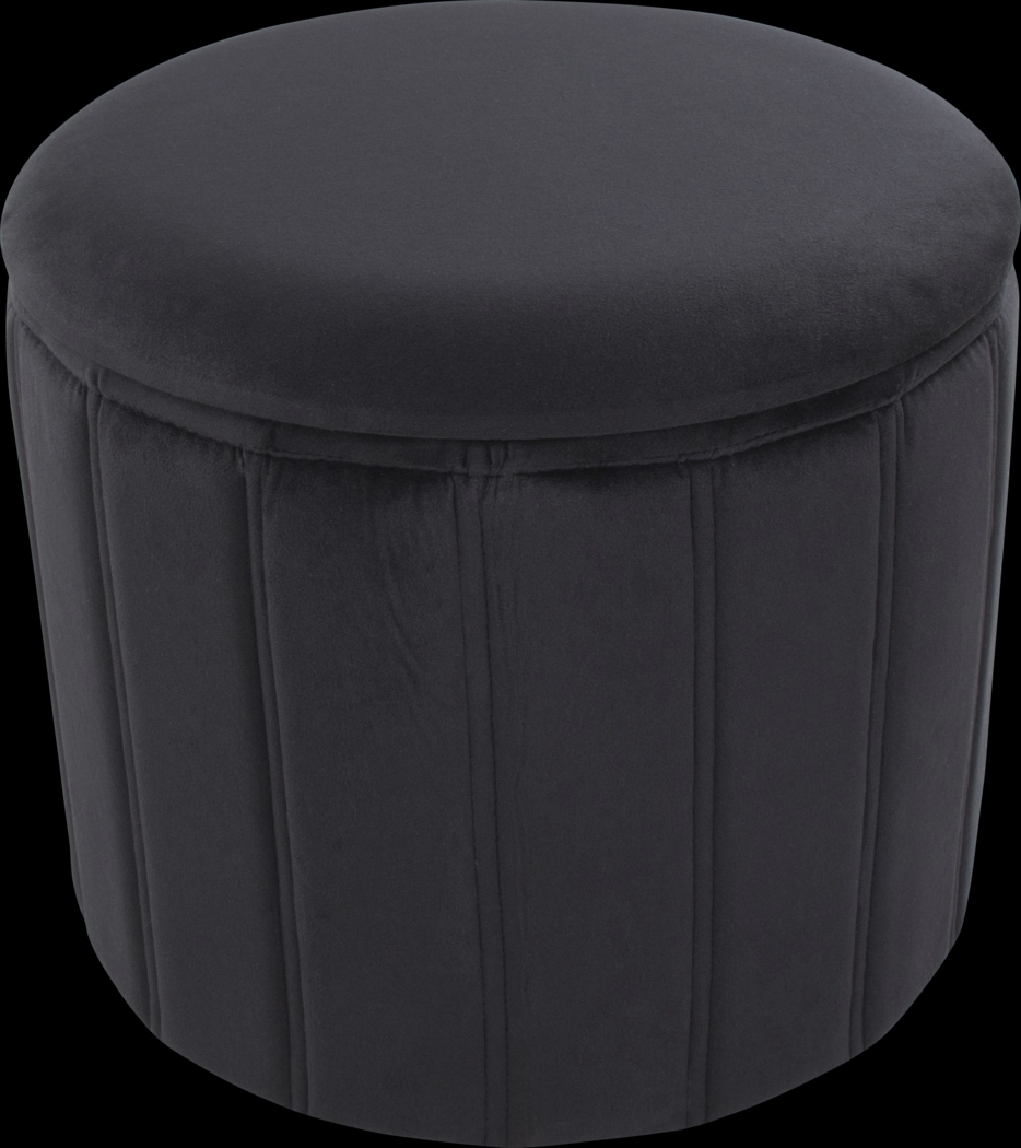 Sharynwood Black Storage Ottoman - Thumbnail - Image 7