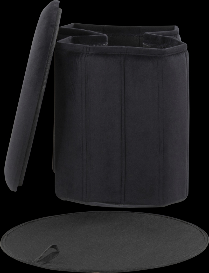 Sharynwood Black Storage Ottoman - Thumbnail - Image 8