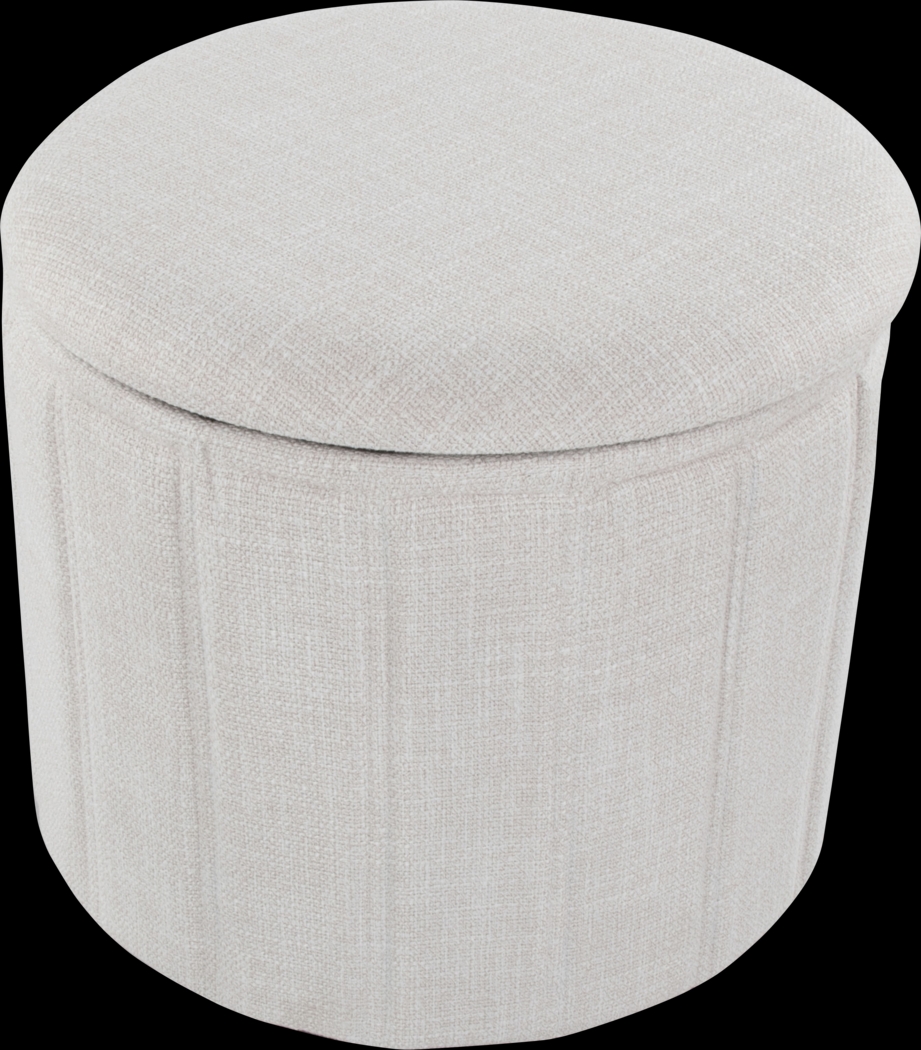 Sharynwood Cream Storage Ottoman - Thumbnail - Image 7