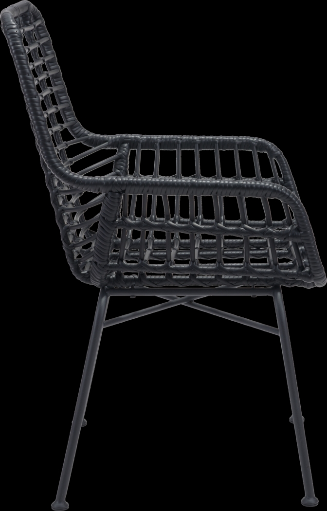 Shatner Black Side Chair, Set of 2 - Thumbnail - Image 3