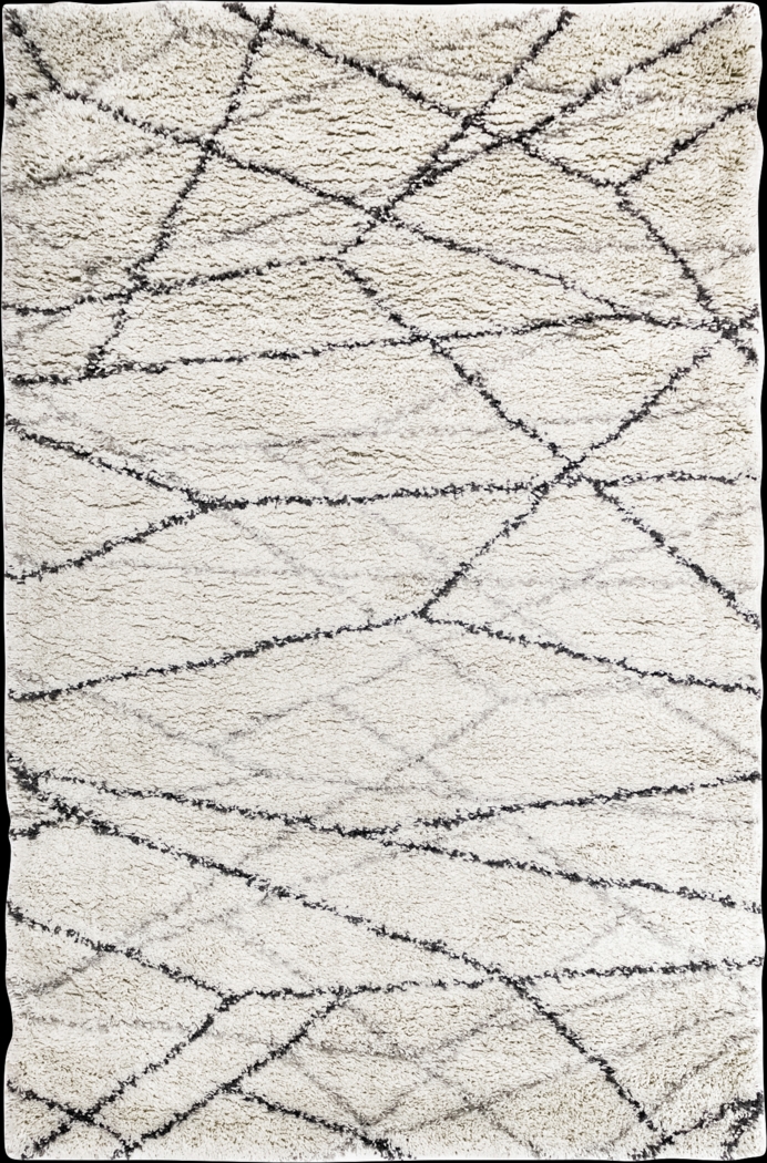 Shattered View Gray 7'10 x 9'10 Rug - Thumbnail - Image 1