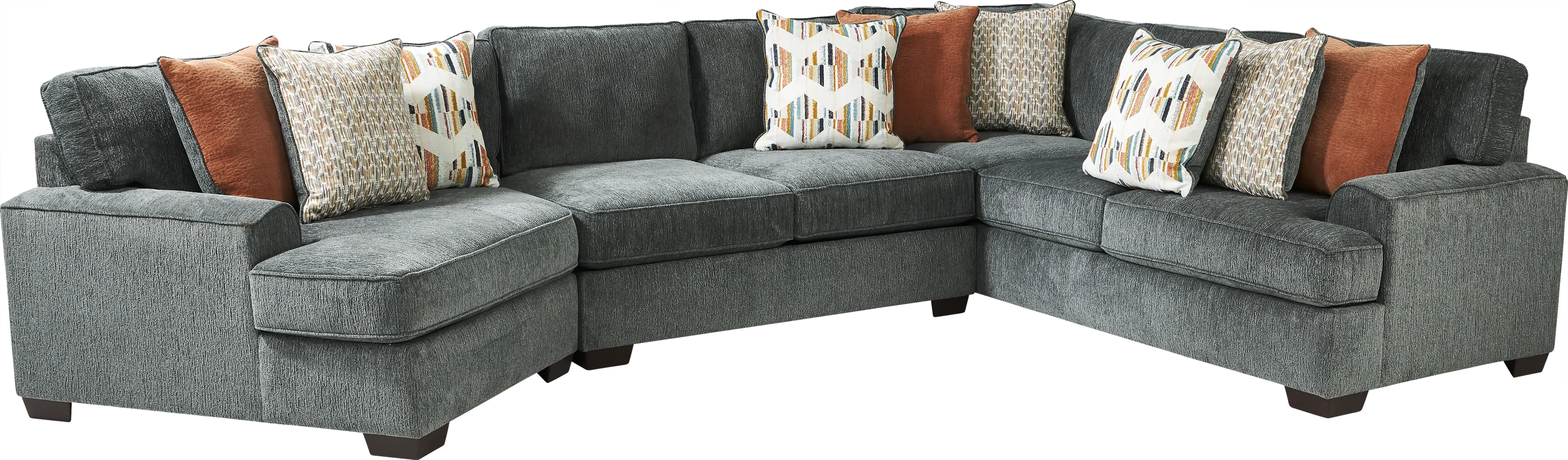 Shaunan Slate 3 Pc Sectional - Thumbnail - Image 1