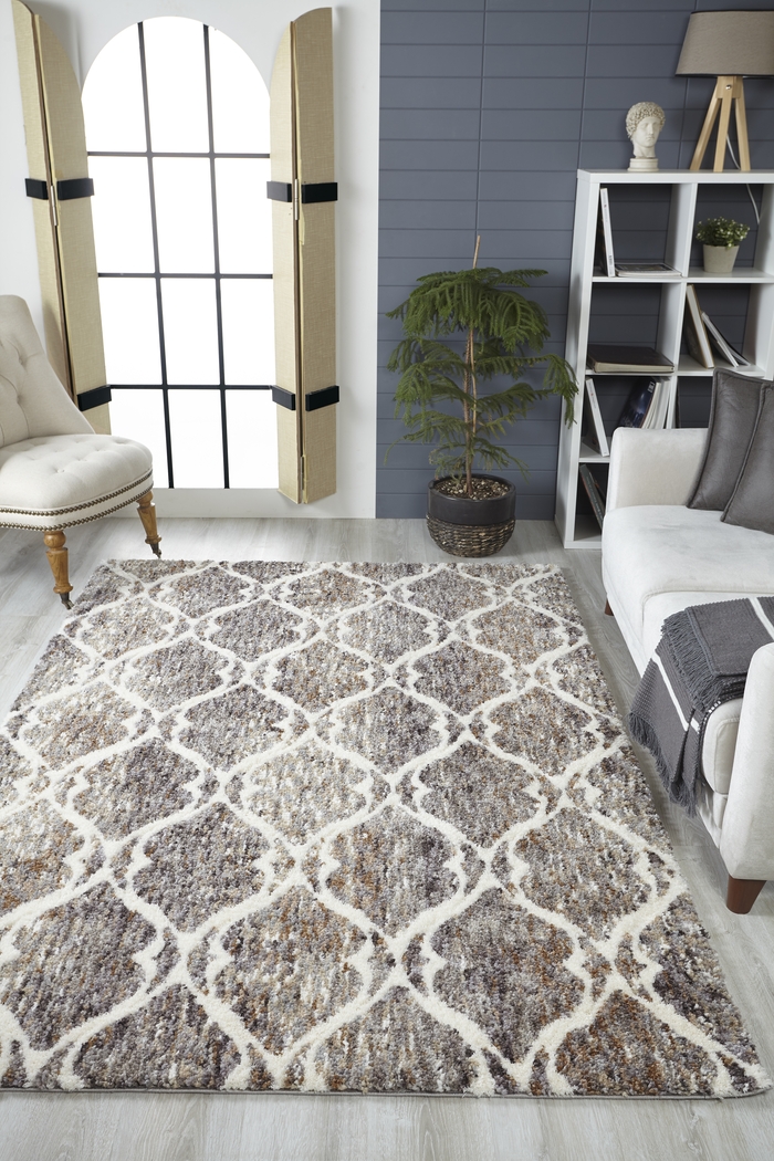 Shauston Gray 7'10 x 10'6 Rug - Thumbnail - Image 2