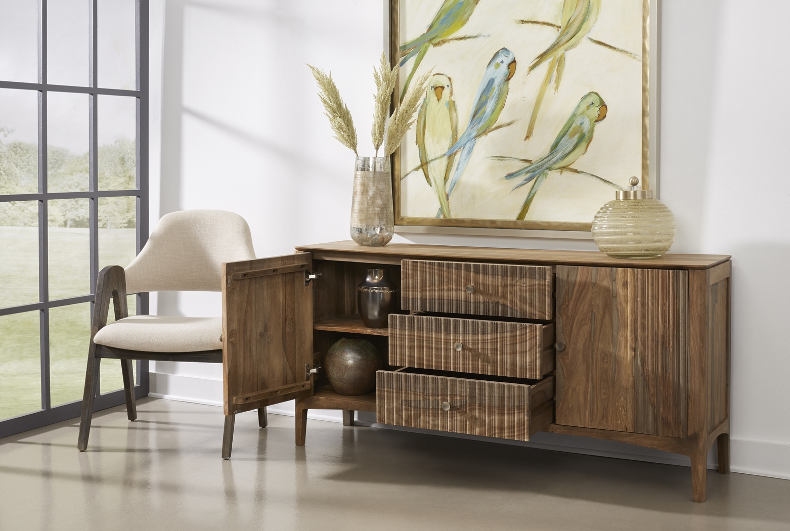 Shaywin Brown 63 in. Credenza - Thumbnail - Image 8