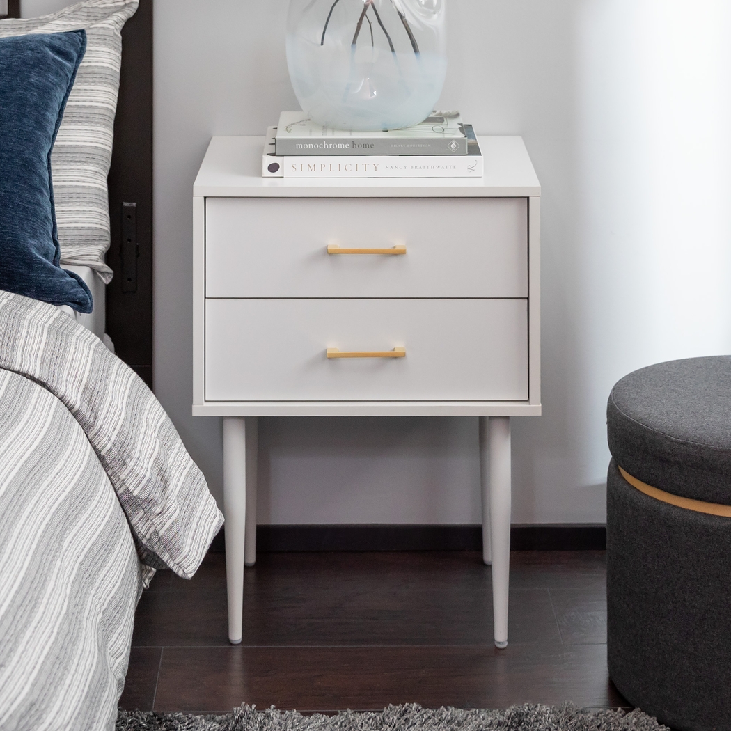 Shealy White Nightstand - Thumbnail - Image 3