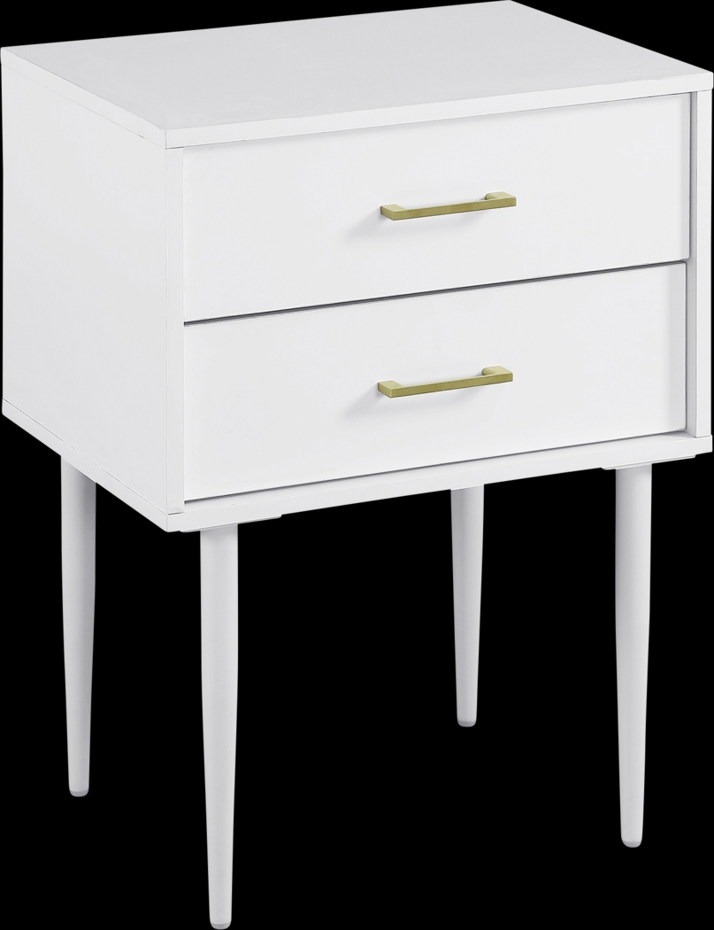 Shealy White Nightstand - Thumbnail - Image 1