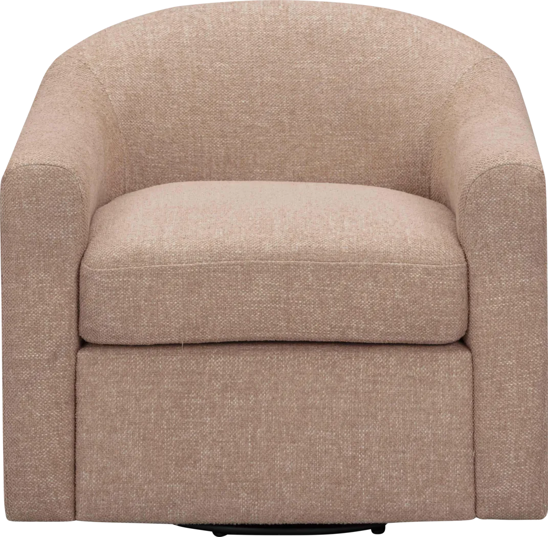 Shealynn Blush Swivel Accent Chair - Thumbnail - Image 8