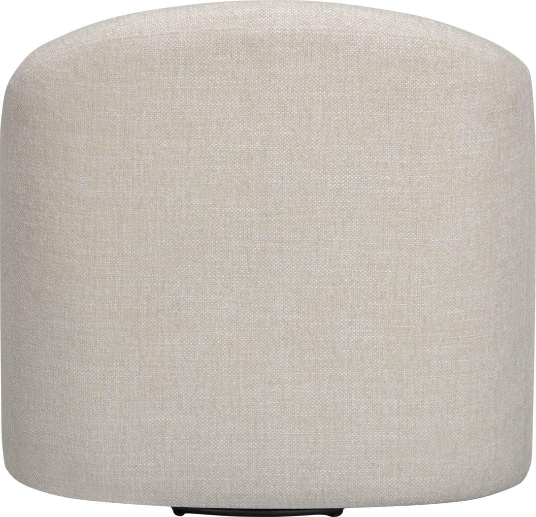 Shealynn Cream Swivel Chair - Thumbnail - Image 4