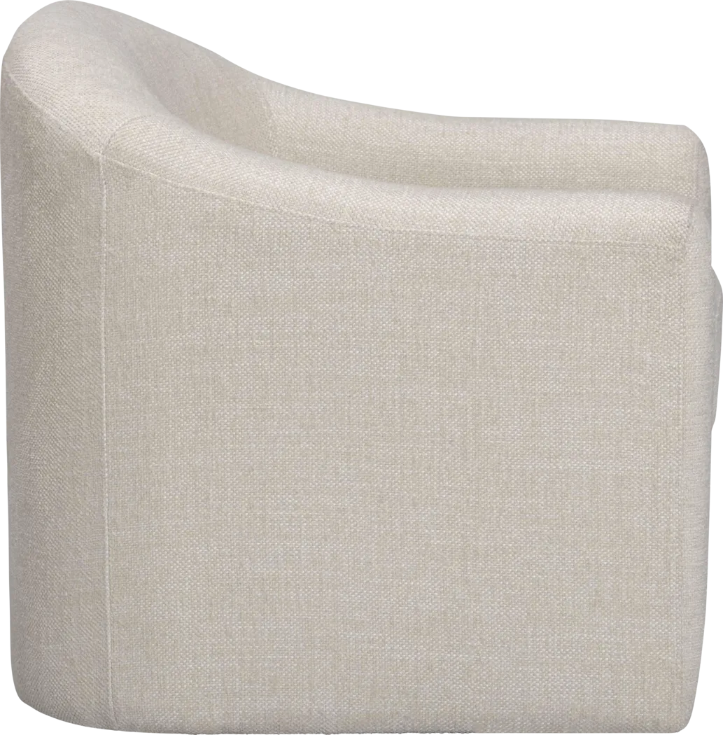 Shealynn Cream Swivel Chair - Thumbnail - Image 5