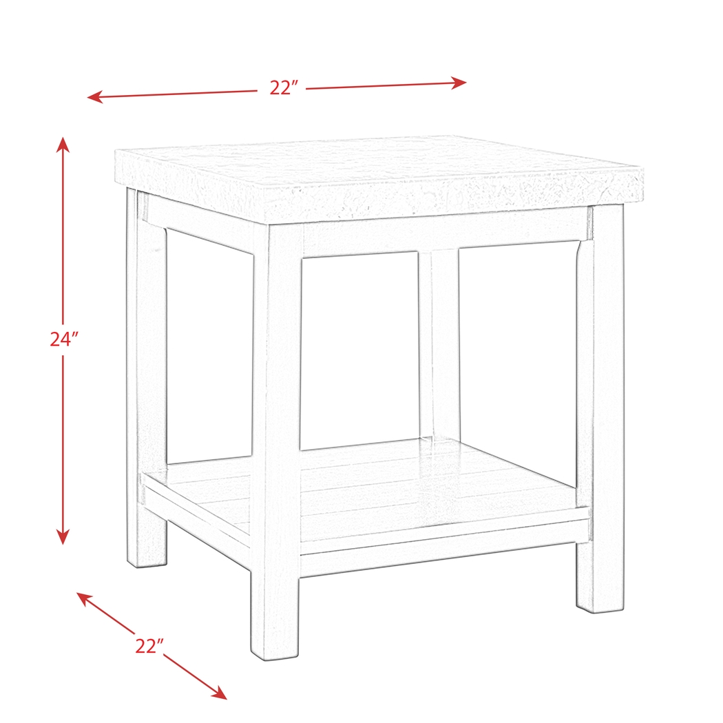 Sheepberry Espresso End Table - Thumbnail - Image 8