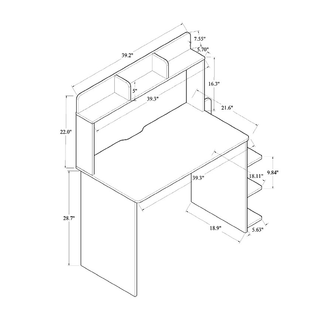 Sheephead Brown Desk - Thumbnail - Image 8