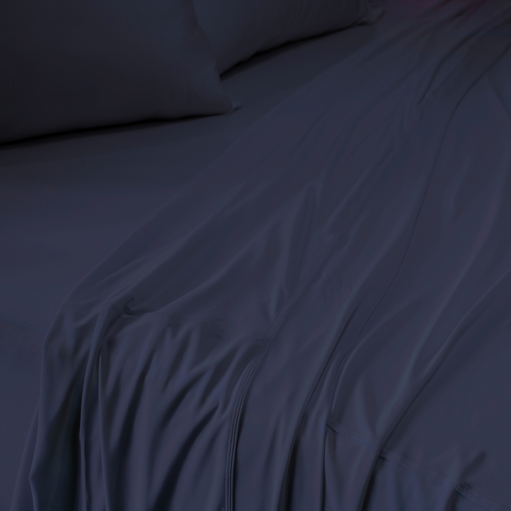 SHEEX Recovers Gen 2 Navy 4 Pc Full Bed Sheet Set - Thumbnail - Image 1