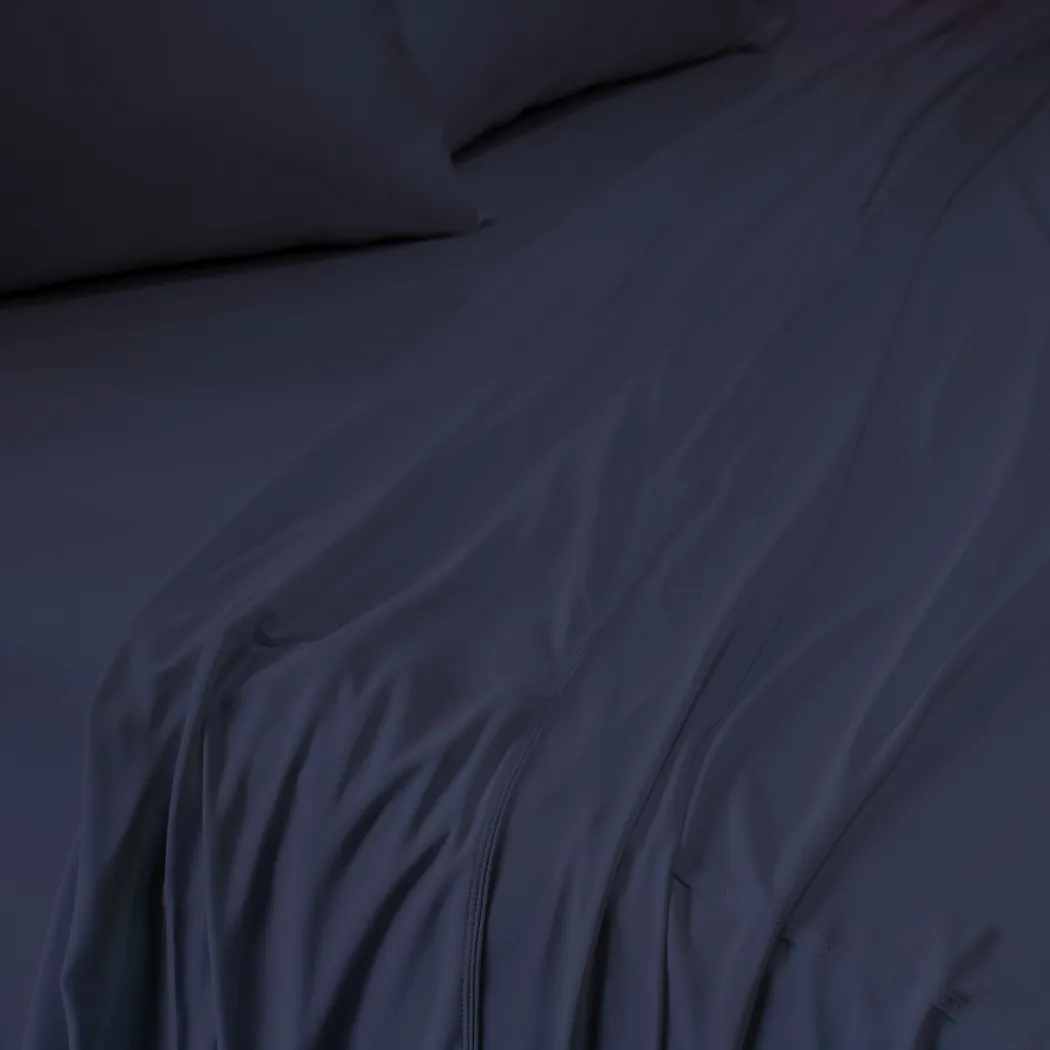 SHEEX Recovers Gen 2 Navy 5 Pc Split King Bed Sheet Set - Thumbnail - Image 1