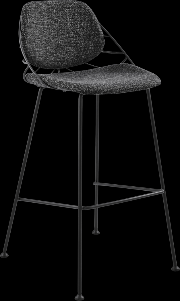 Sheffer Black Bar Stool - Thumbnail - Image 1
